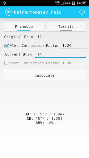 Refractometer calculator