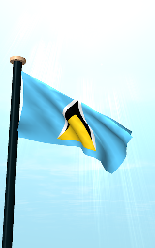 免費下載個人化APP|聖盧西亞旗3D動態桌布 app開箱文|APP開箱王