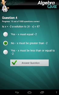 Ultimate Algebra Quiz Screenshots 13