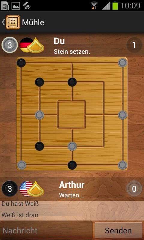 Android application Nine Men's Morris Multiplayer screenshort