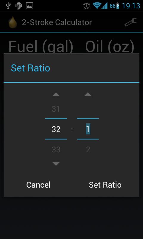 2-Stroke Ratio Calculator - Android Apps on Google Play