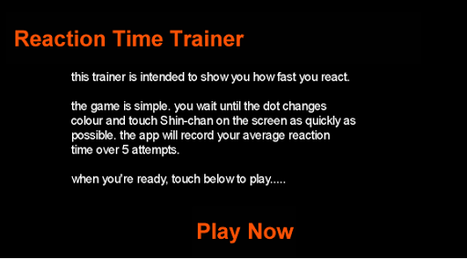 Reaction Time Trainer