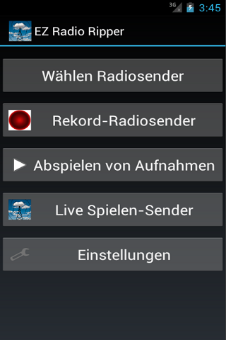 Android application EZ Radio Ripper screenshort