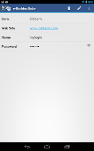 Cloud Wallet App pour Android - screenshot thumbnail