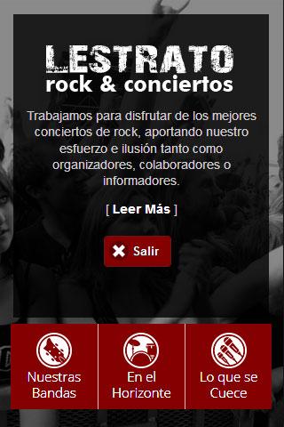 Lestrato rock y conciertos