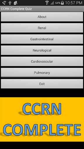 CCRN Complete Quiz