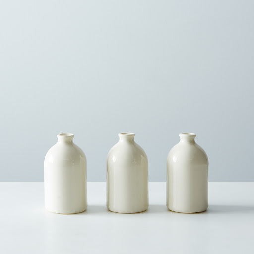 White Bud Vases (Set of 3) on Food52