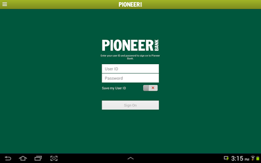 Pioneer-Mobile Banking Tablet