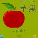 English-Chinese literacy cards icon