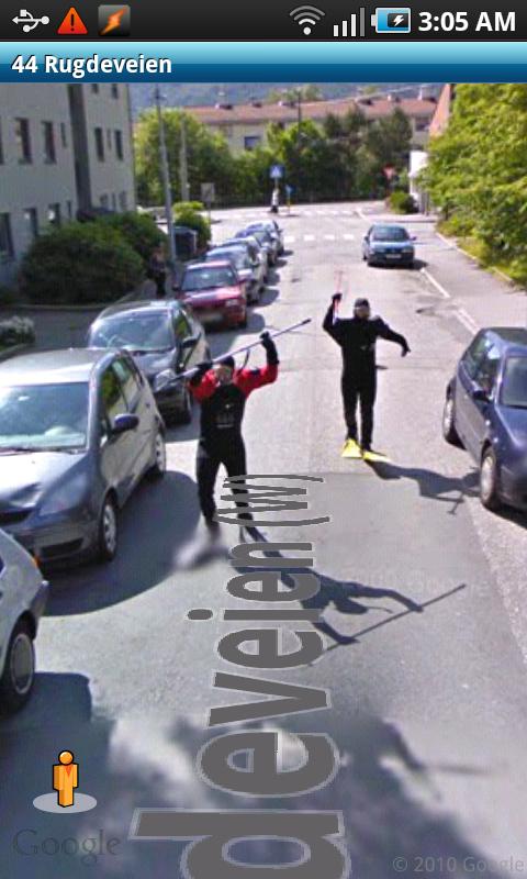 Android application Street World View Pro screenshort