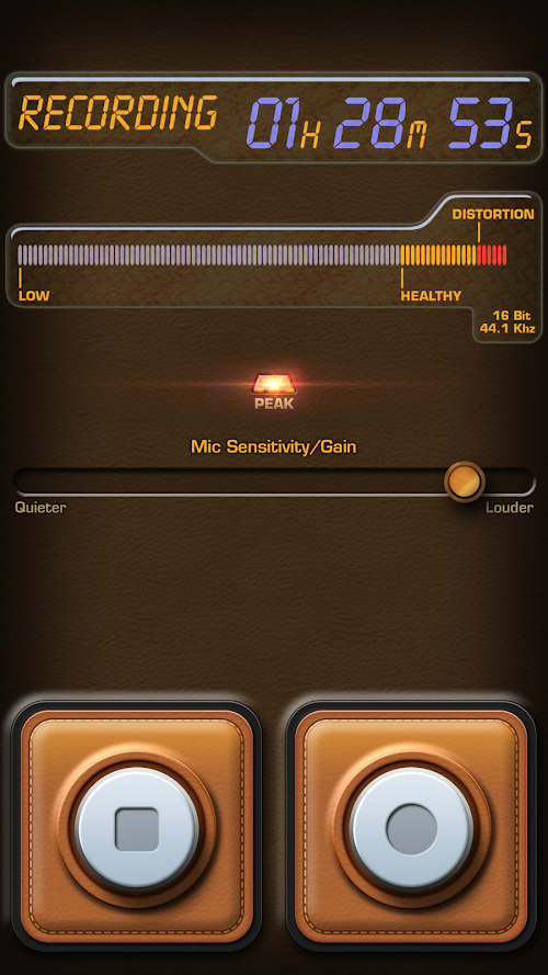 Android application Indie Microphone screenshort