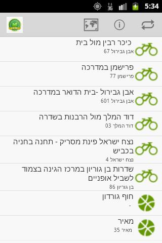 אפליקצית תל אביב ירוקה