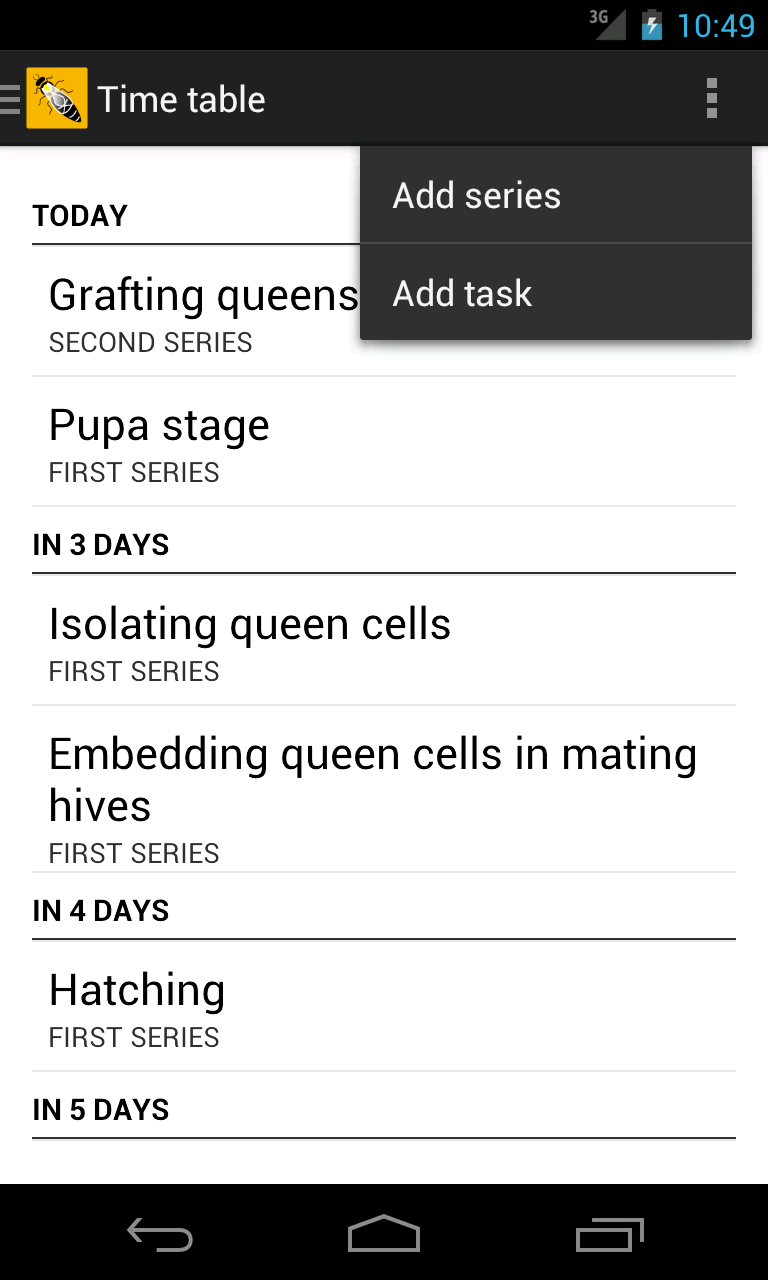 Bee Queen Rearing Screen 2