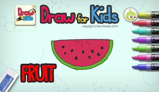 Draw for Kids Fruit