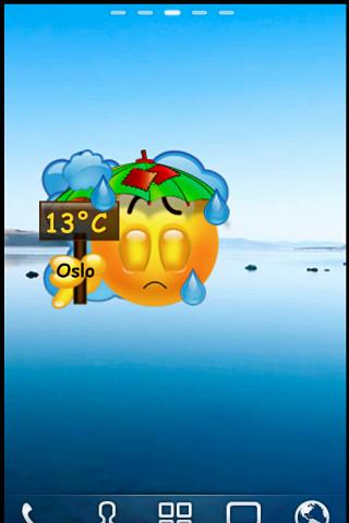 Smiley Weather Widget Screen 3