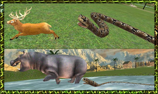 Wild Anaconda Snake Attack Sim