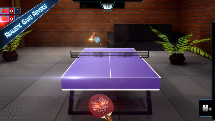 Table Tennis 3D Live Ping Pong Screen 2