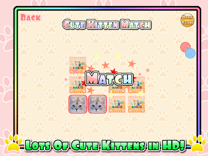 Cute Kitten Match - Memory app Screenshots 4