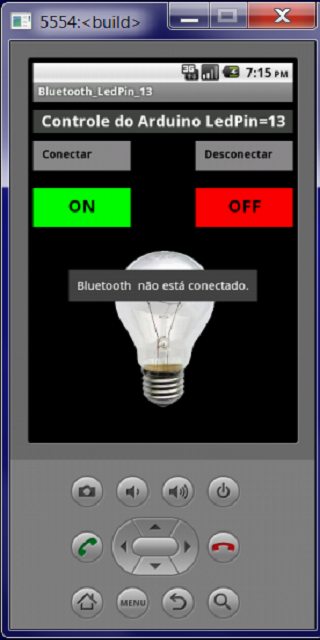   Bluetooth Arduino Led Pin13 ON- tangkapan layar 