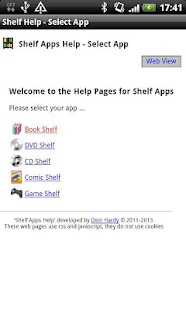 Shelf Apps Offline Help