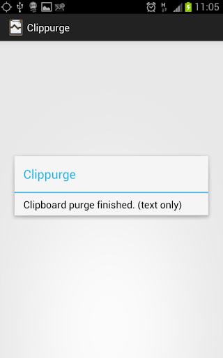 Clippurge - clipboard cleaner