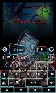 download Zombies GO Keyboard Theme free
