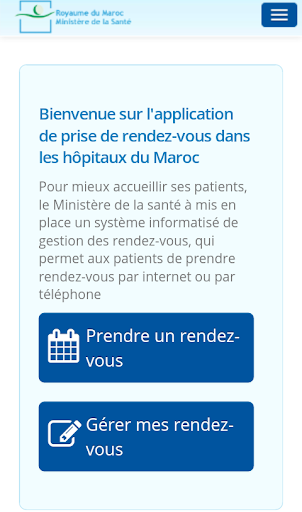 Rendez-vous dans les hôpitaux