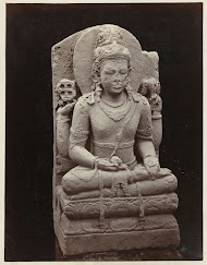 Basreliëf met Krishna verhaal in Candi Panataran aan de westzijde.