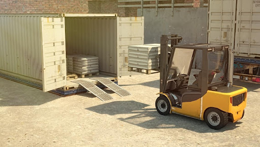 3D Forklift Parking Simulator