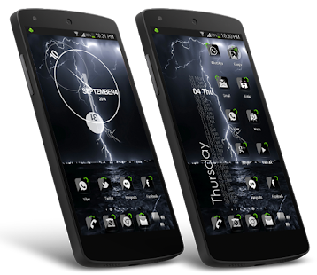 Theme Crystal Black Flat HD - screenshot thumbnail