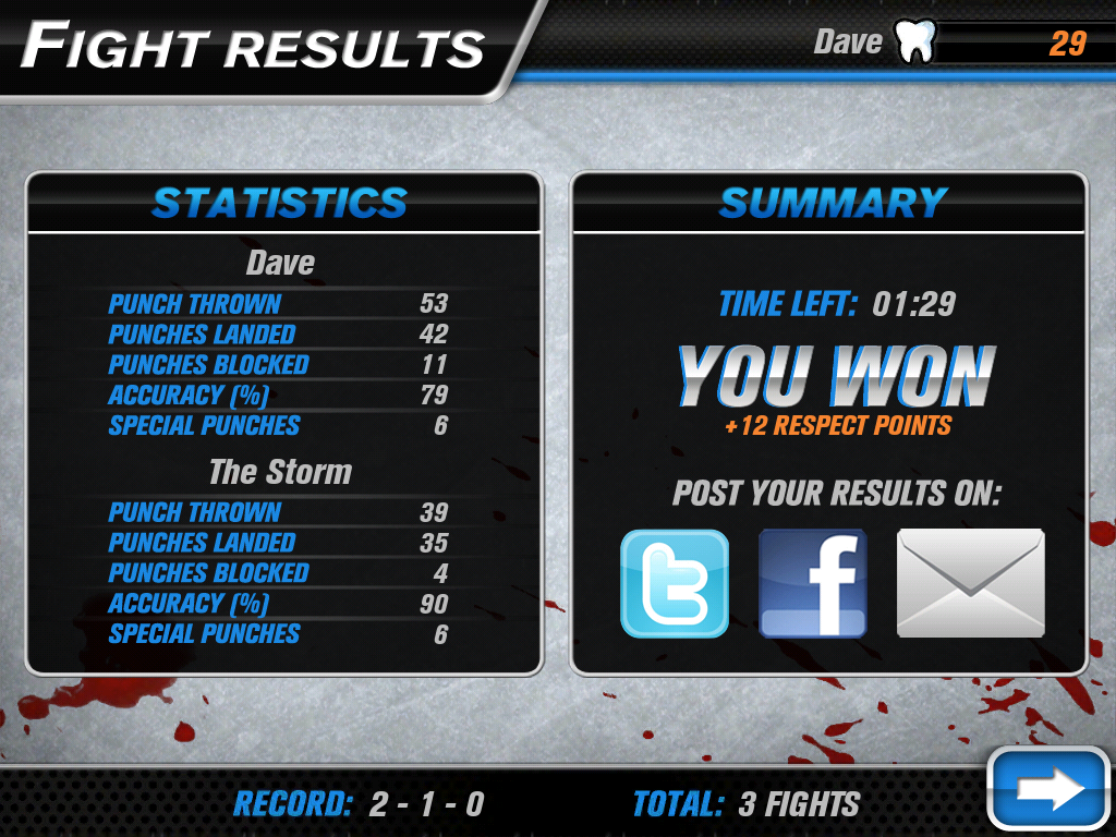   Hockey Fight Pro- หน้าจอ 
