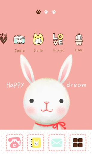 CUKI Theme Happy Rabbit