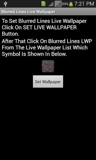 Blurred Lines Live Wallpaper