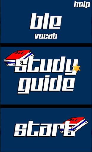 BLE Vocab Study Guide