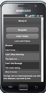 Becky G lyrics Screenshots 9