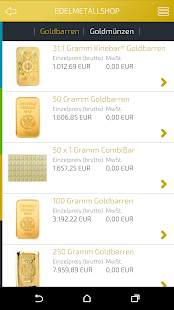 Finanzen.net Goldshop Screenshots 2