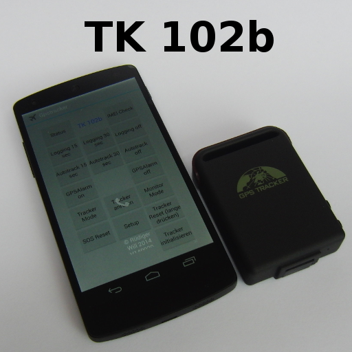 TK 102b SMS-Codes versenden Screen 1