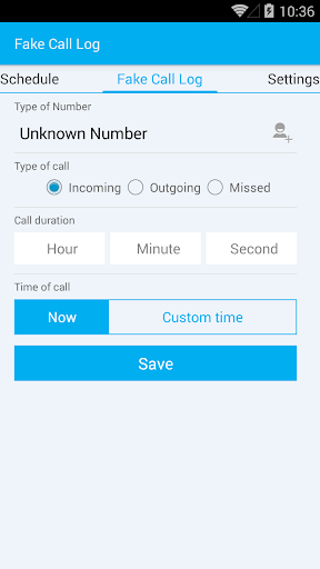 Fake Call Log