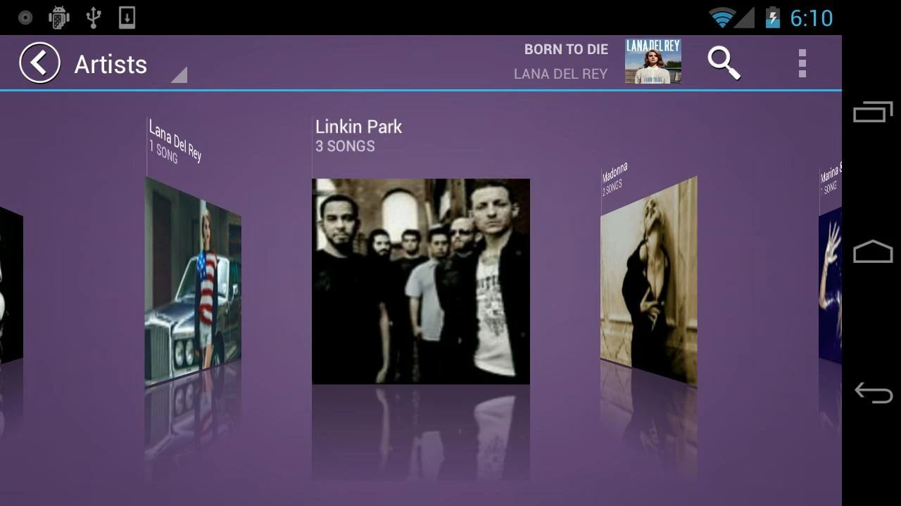 Fusion Music Player - screenshot