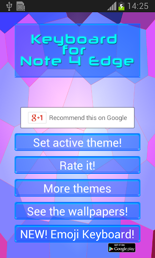 Keyboard for Note 4 Edge