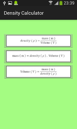 Density Equations AD FREE