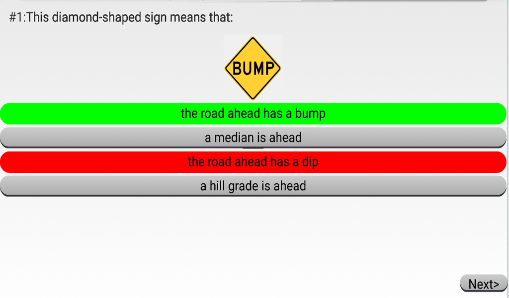 California drivers license test answers