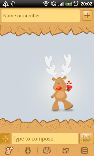 免費下載個人化APP|GO SMS Pro Rudolph Theme app開箱文|APP開箱王