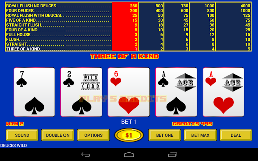 【免費紙牌App】Deuces Wild - Video Poker-APP點子