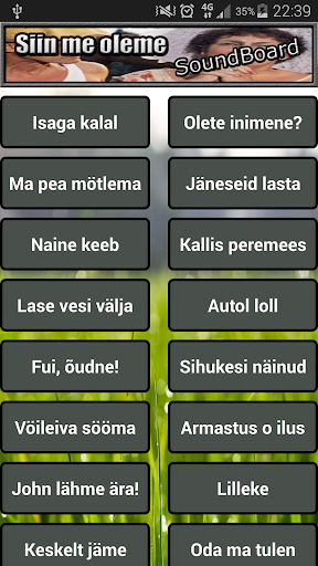 Siin me oleme Soundboard