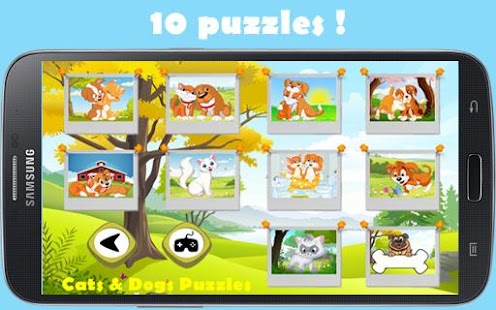 Free Download Dogs and cats Puzzles for kids APK for Android