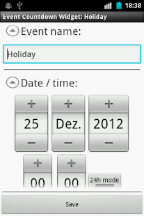 Free Download Event Countdown Widget Full APK for Android