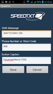 SpeedTxt - SMS Speed Dialer screenshot 1