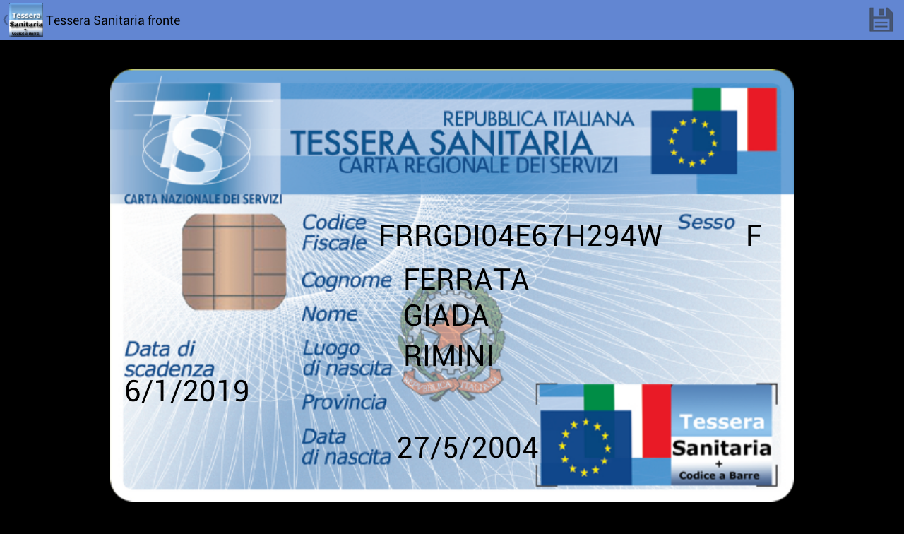 Tessera Sanitaria Italiana Pro - Android Apps on Google Play