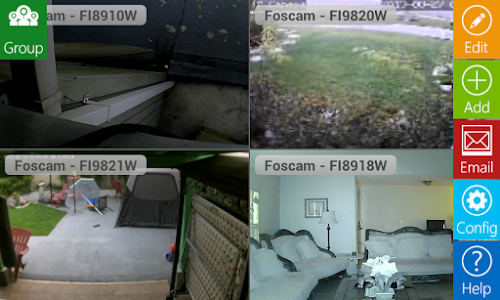 Android application Foscam Cam Viewer screenshort